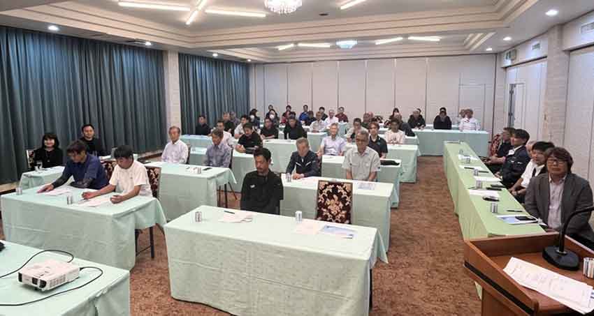 労災防止へ安全大会/丸久建設・久誠会