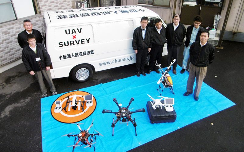 ドローン導入の空撮事業