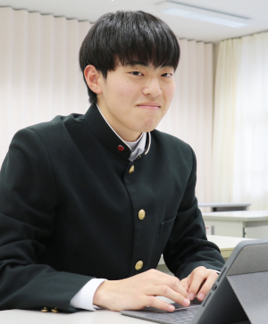 輝け若人／高め合う／川内商工高等学校　電気科　３年　橋口　彼方（かなた）さん