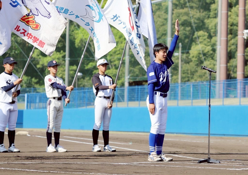 第１回プレナム野球大会／中学生８チーム競う