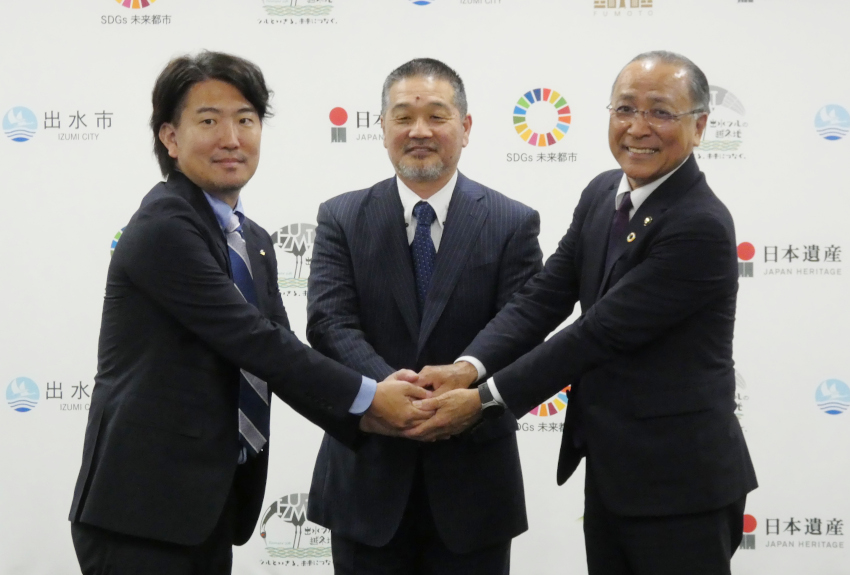 出水市、畑中食品が工場増設　立地協定／戸田・吉原ＪＶで来月着工／建物規模２万㎡、投資は１７０億