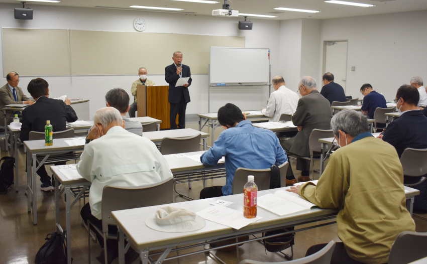 県技術士会総会／村岡会長再選　地域貢献へ研鑽