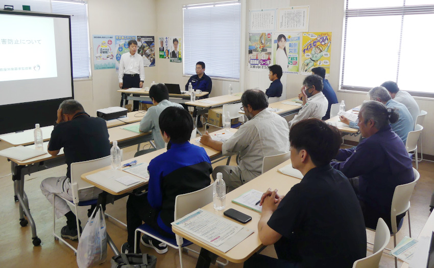 建災防、全国安全週間説明会