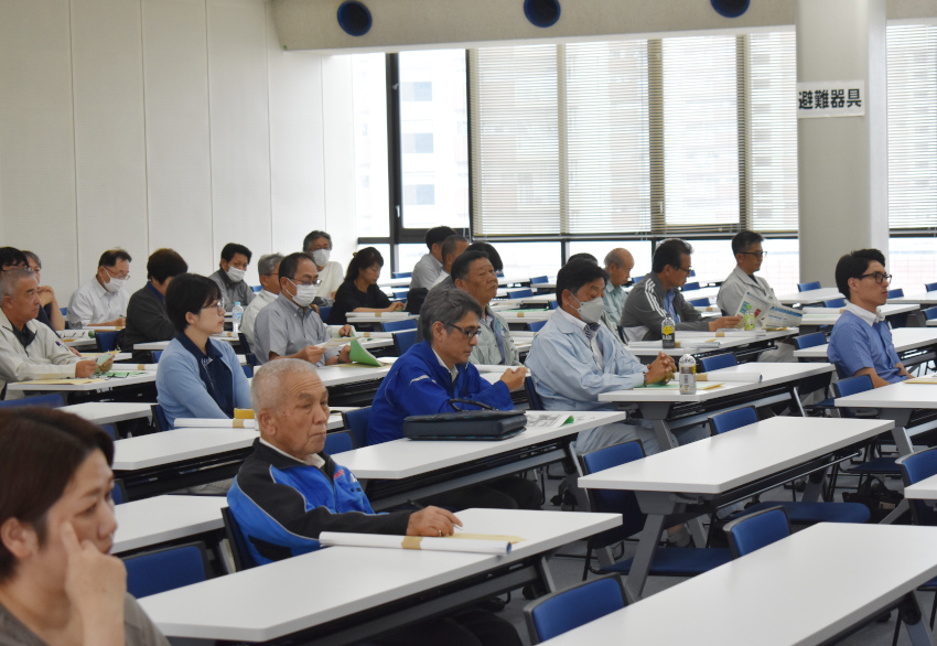 建災防、全国安全週間説明会