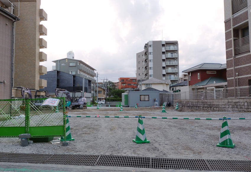 民間工事・鴨池に新築分譲マンション