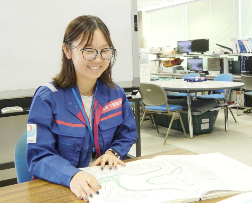 佐賀県で２度の浸水被害を経験／被災経験を減災防災に役立てたい／牛島　春奈さん（九州地方整備局川内川河川事務所流域治水課）