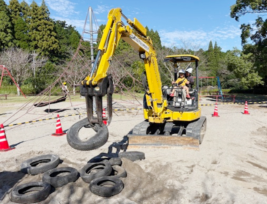 建機の操縦イベント