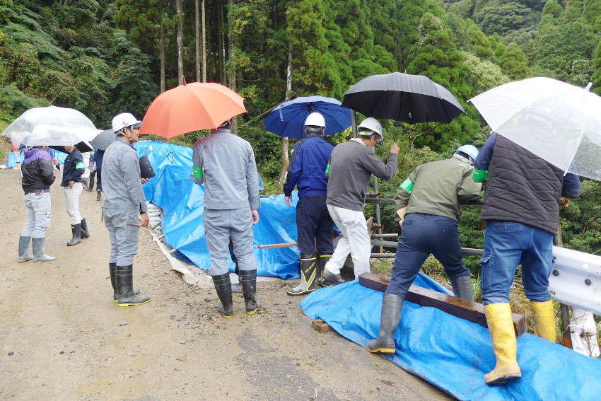 建協が安全管理・雇用改善パト/繁忙期へ更に徹底を/大根占支部