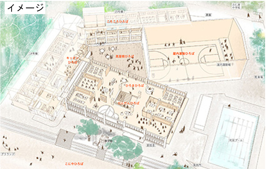 瀬戸内町　古仁屋小の新校舎