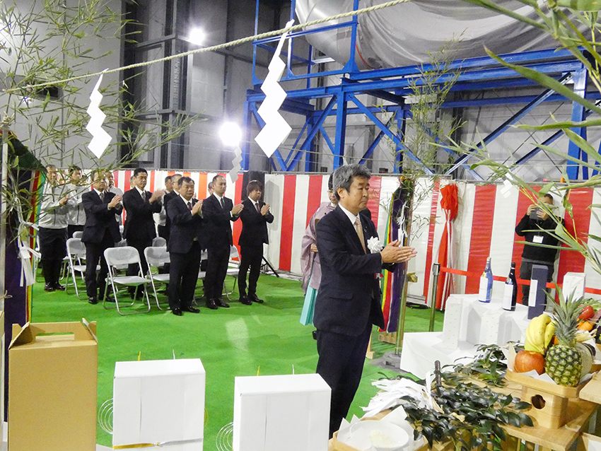 おがみ山トンネル安全祈願祭