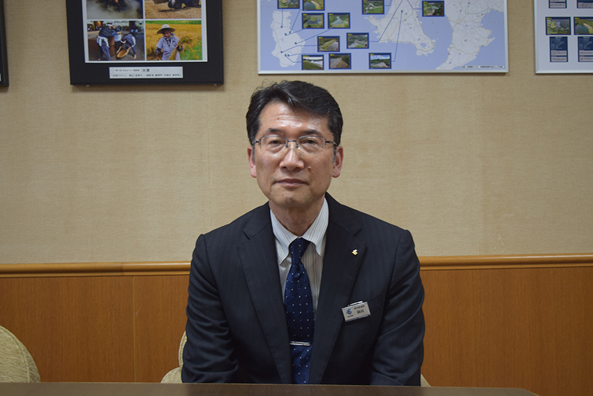 県農地整備課長　鍋田　康之さん