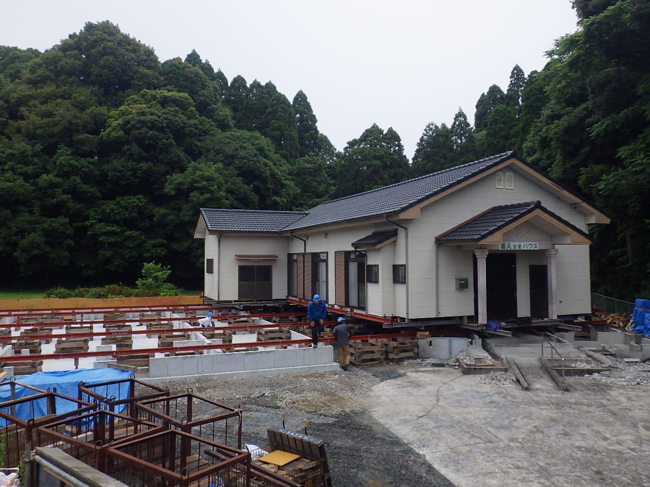 薩摩川内市で自治会館を移設