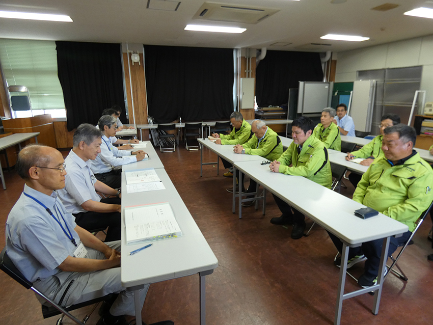 県北薩振興局へ要望
