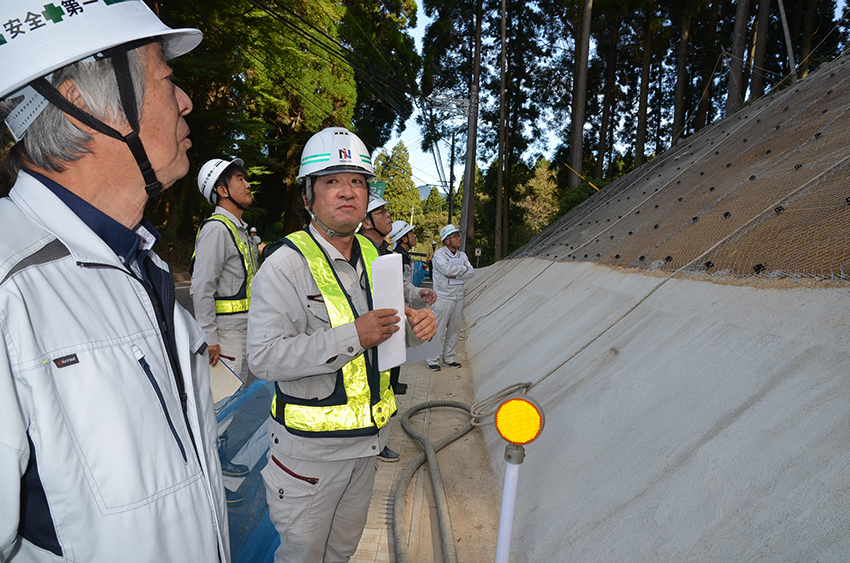 県法面防災協会安全パト