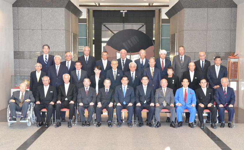 秋の叙勲（知事上申分）伝達式