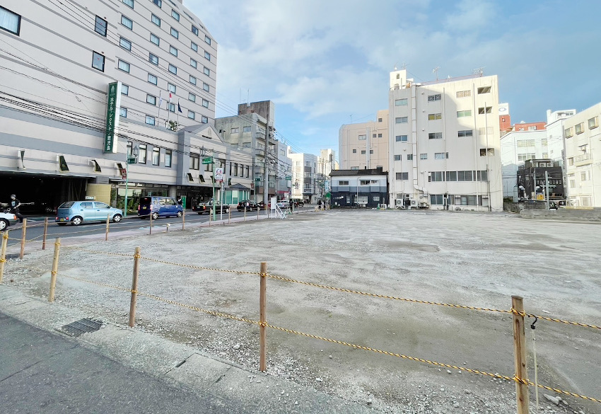 民間工事・天文館にホテル計画