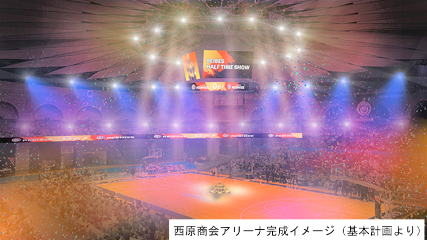 鹿児島市　西原商会アリーナ整備