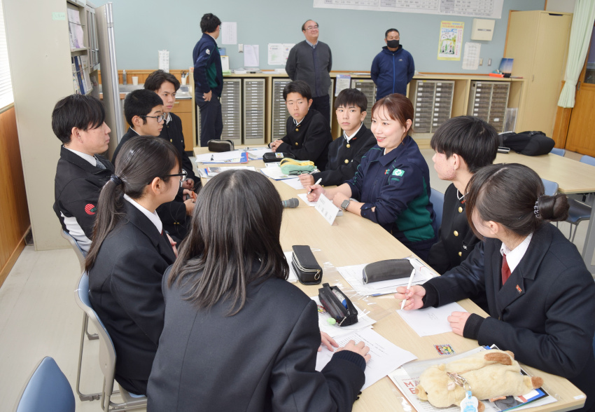 工業高生と交流会