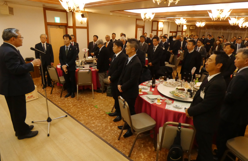 川内建築四団体協が新年会