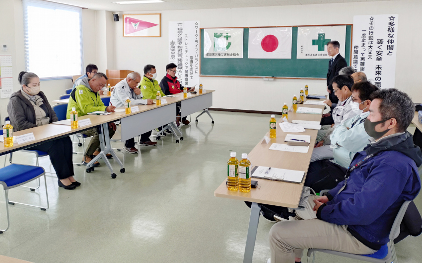 建協川内支部と県が意見交換／内訳書見直し点共有／ランクに配慮し発注を