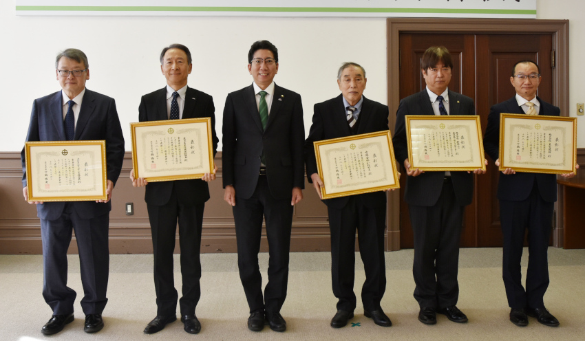 優良環境管理事業所表彰／更なる負荷低減へ／鹿児島市