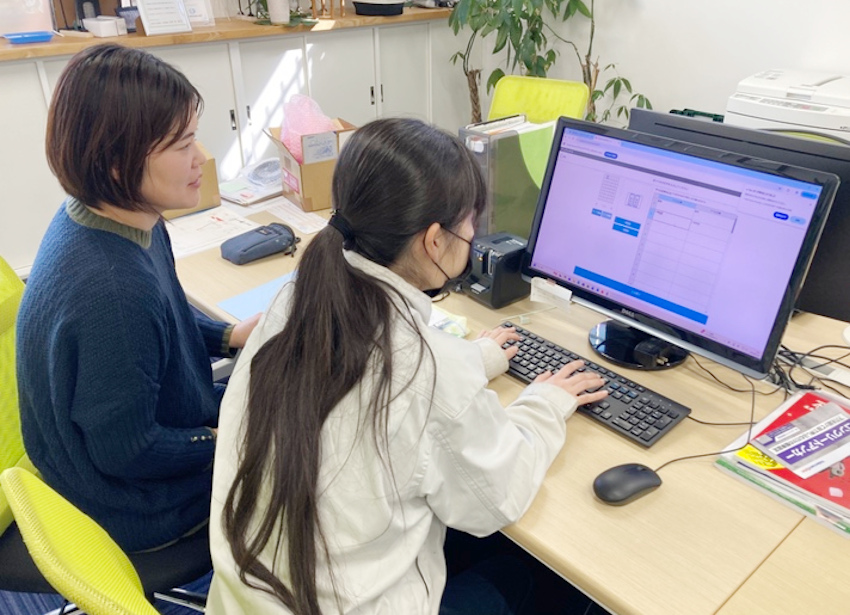 頴娃高生がインターン／建設ディレクター体験／永照電気