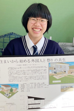 輝け若人/加治木工業高校 建築科 1年 小麦田 陽菜(ひな)さん/夢を叶える