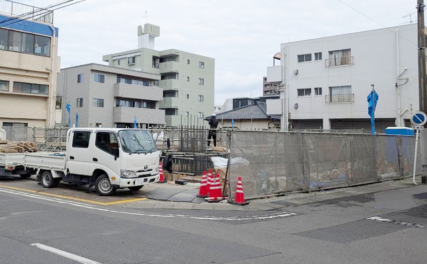 民間工事・荒田２丁目に新築マンション