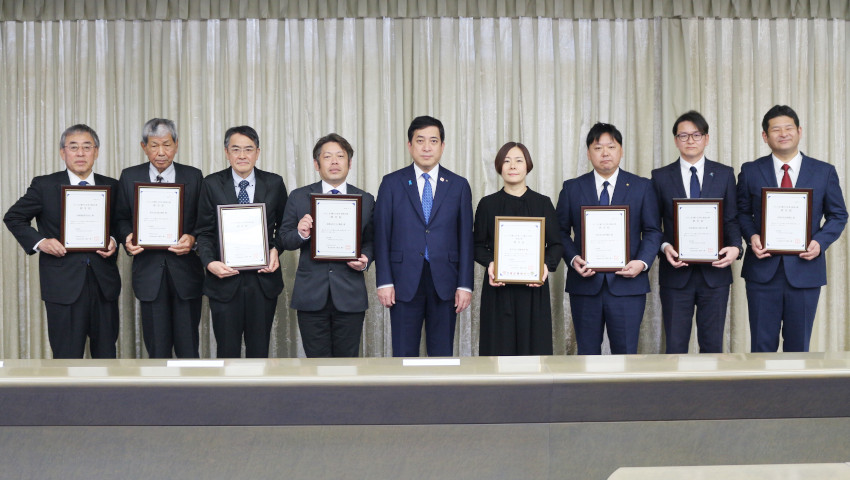 かごしま働き方改革推進企業／建設関連５社が認定