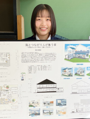 輝け若人/加治木工業高校 建築科2年 西川 瑠南(るな)さん/建築士までの階段