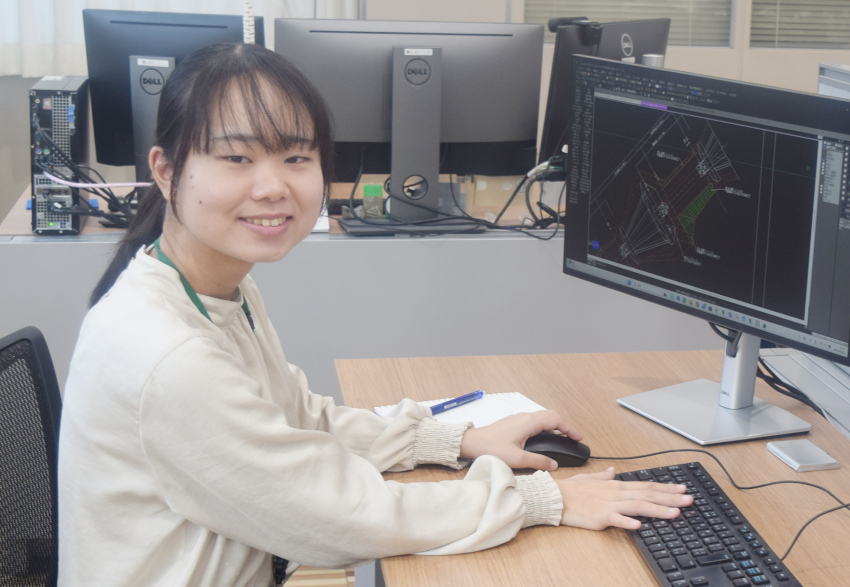 きらり～輝く女性たち～／山田　玲菜さん／国土技術コンサルタンツ（鹿児島市）