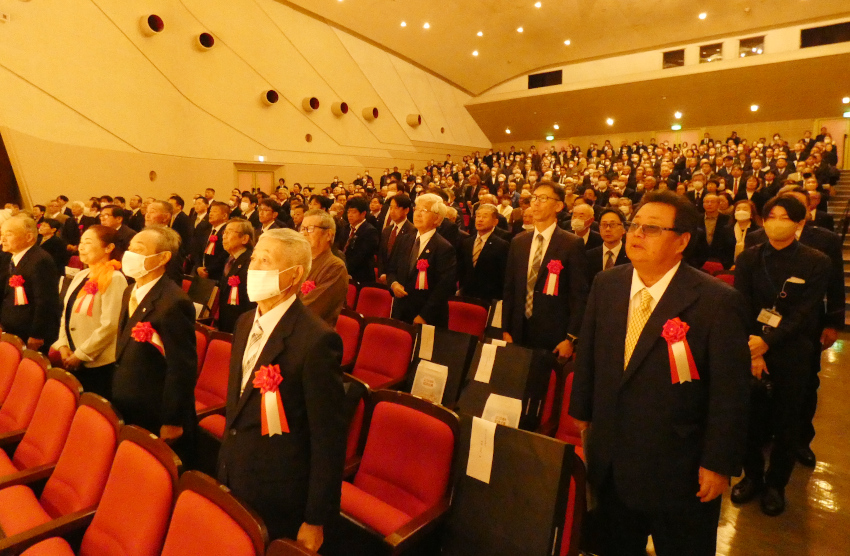 出水市誕生２０周年で式典／希望胸に、未来へ紡ぐ