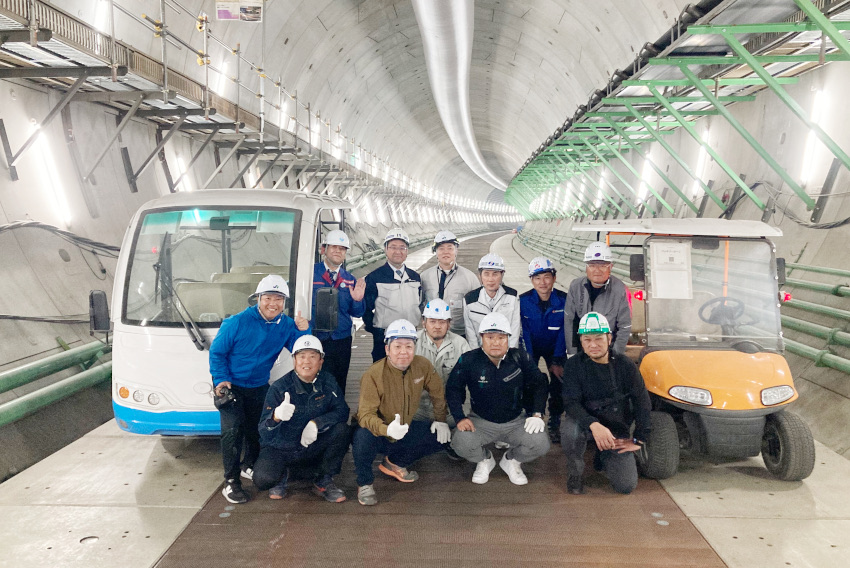 東西道路シールドＴＮを見学／技術力を体感／平成会