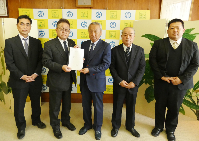 産資循環協出水支部、３市町に陳情／鉄鋼スラグ　規格外利用に指導を