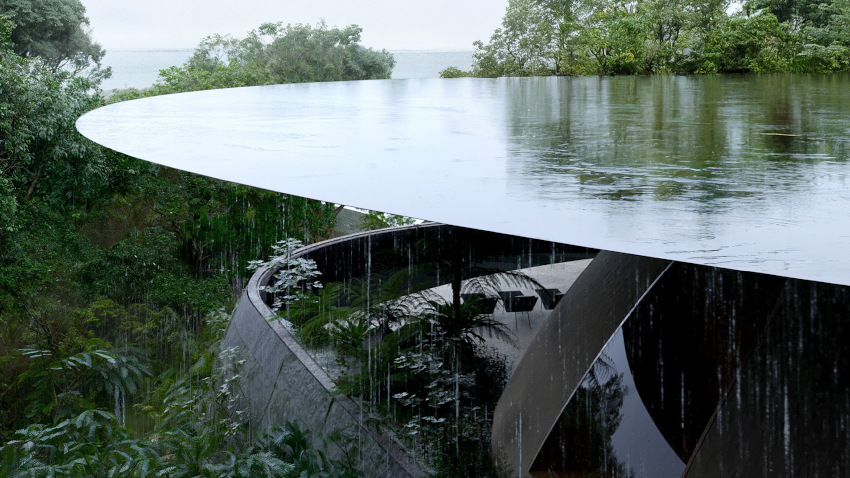 屋久島舞台のコンペ/最優秀は豪発のアイデア/NOT A HOTEL