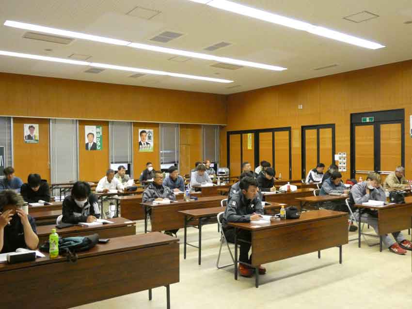 足場組立等講習(加治木)/安全施工を学ぶ/建災防県支部