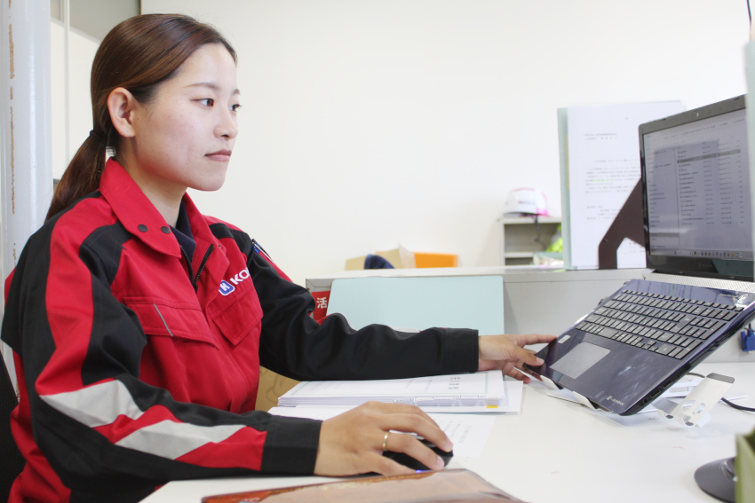 県内版　現場を支える主役たち～建設ディレクター導入事例～①【全３回】／国基建設（鹿屋市）切通ひかりさん／信頼築き、積極的な対話で