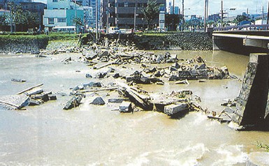 ８・６水害の日／甲突川氾濫当夜の河川課