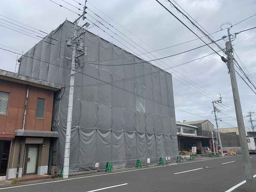 竹之下が本社倉庫新築／坂下組が設計施工／Ｓ造２Ｆ３７４６㎡