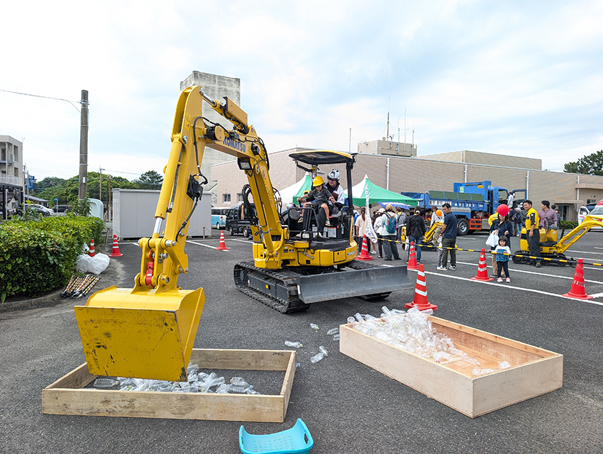 西之表市こどもまつり協力／業界に触れる／建設青年部種子島支部