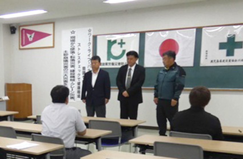 県森林土木協会川薩支部総会／四元支部長続投　会員のメリットを