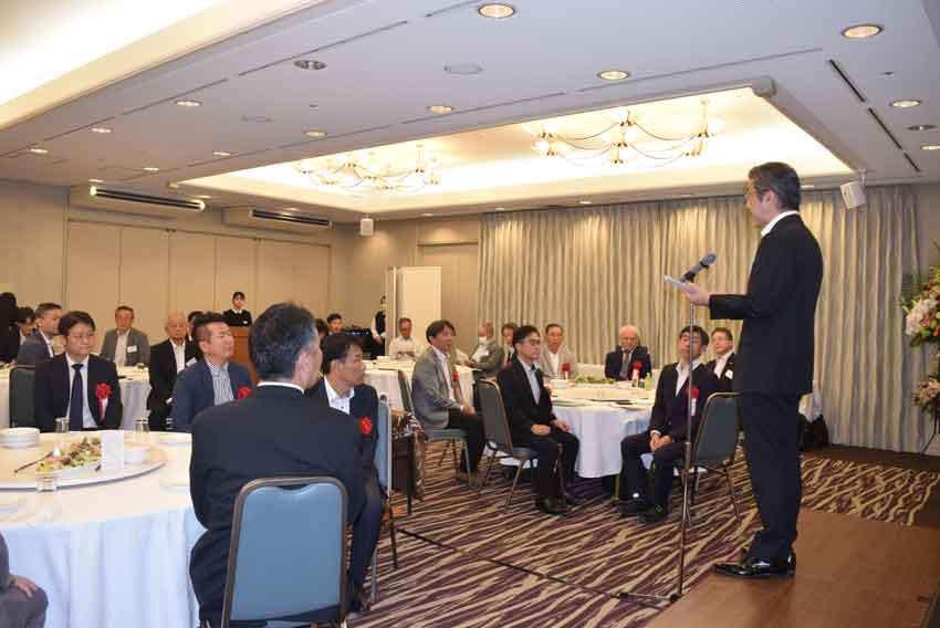 創立５０周年記念祝賀会／時代に応える技術を／県造園協