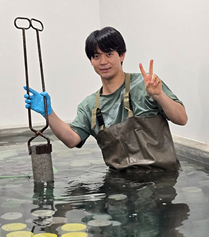 輝け若人／鹿児島大学大学院　理工学研究科　工学専攻　海洋土木工学プログラム　２年　内田　浩汰朗さん／土木の魅力