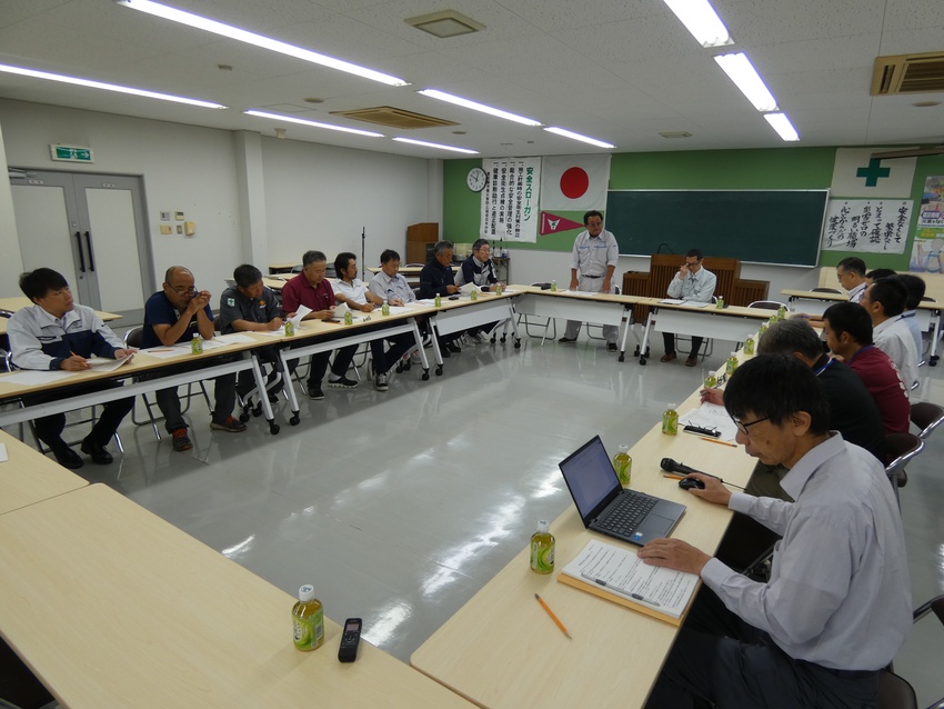 建協出水支部 県北薩建設部 意見交換/変更契約は早期に/工事発注量の指摘も