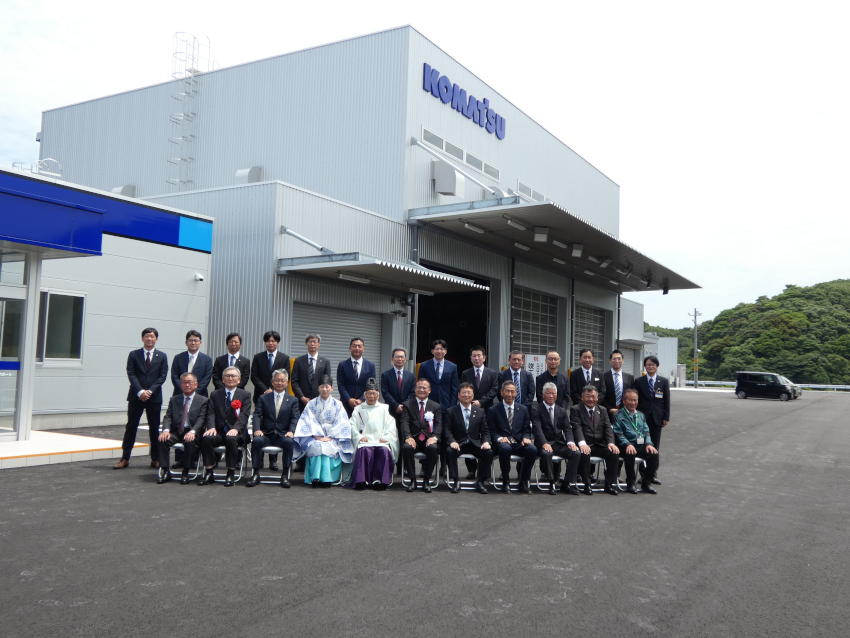 コマツカスタマーサポート/薩摩川内支店が竣工/久見崎みらいゾーンで2社目