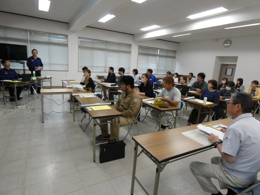 建災防、全国安全週間説明会/宮之城分会