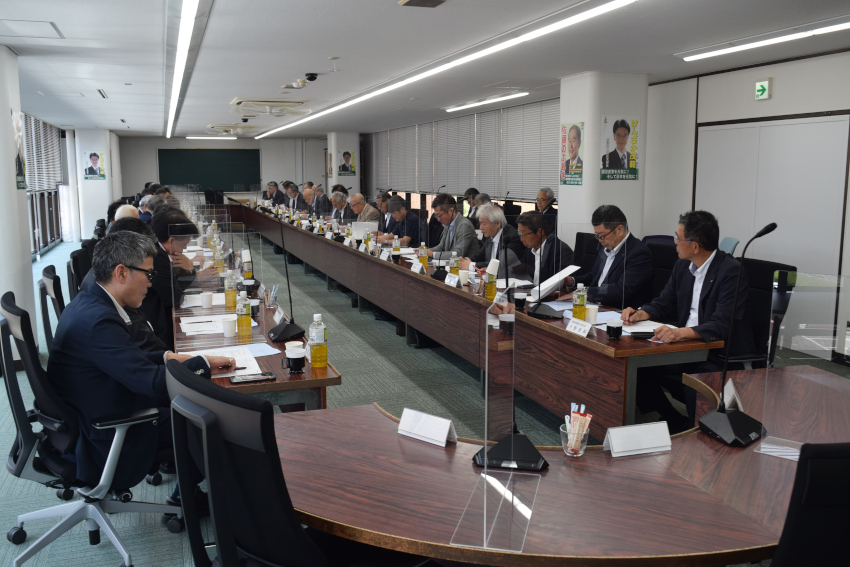 県建設産業団体連合会総会 /藤田会長5期目 公共予算の確保を