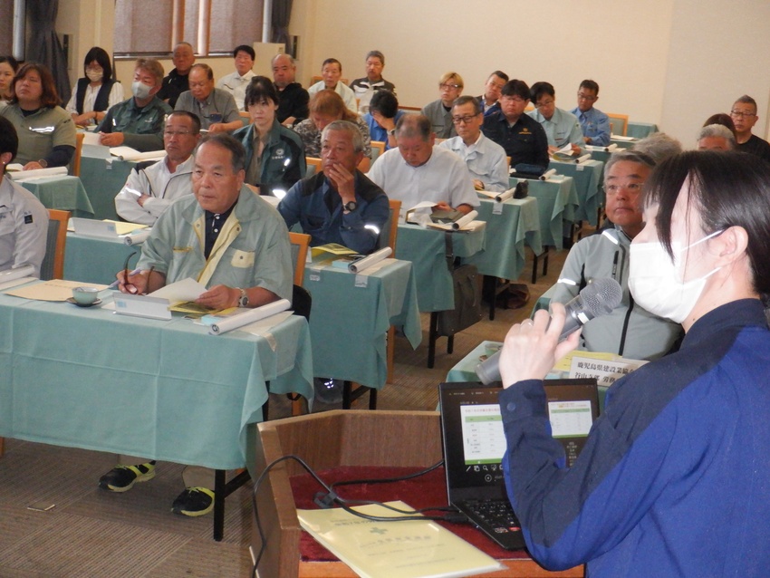 建災防、全国安全週間説明会/谷山分会