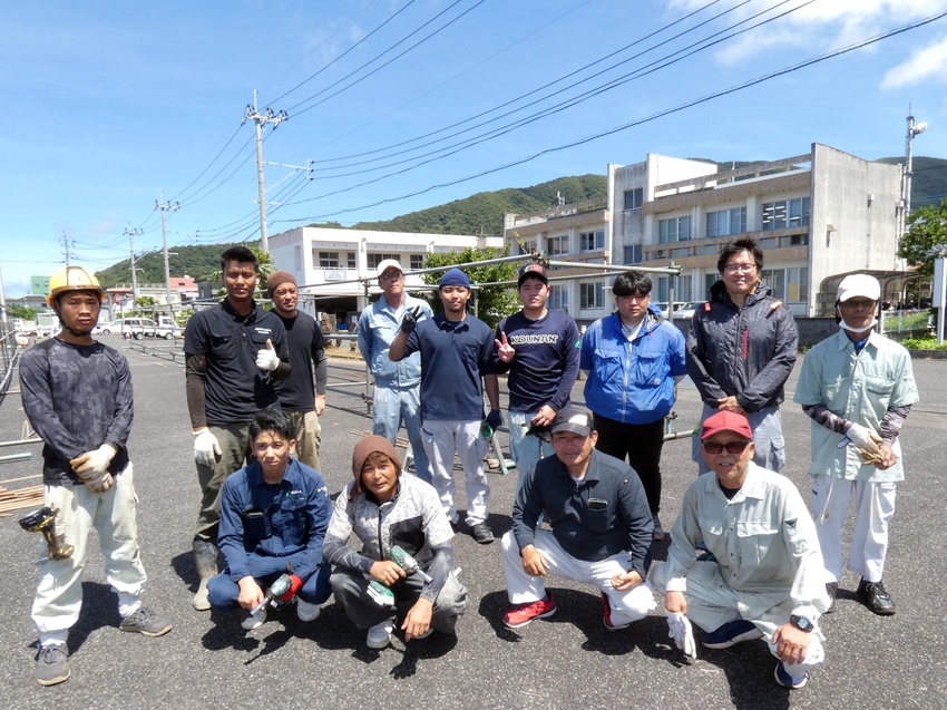 艇保管施設を設営/シーカヤック大会に協力/瀬戸内建協