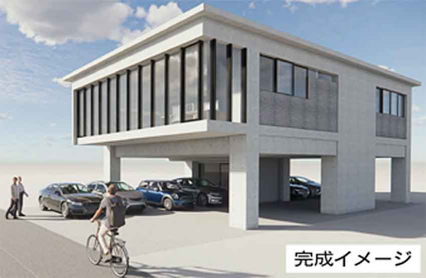 谷山建設会館移転新築/中央建設で着工/来年2月に完成へ